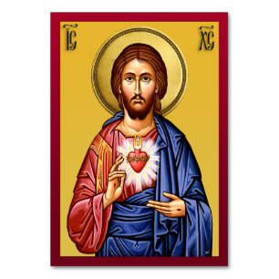 Tarjeta De Mesa Jesucristo hijo de Dios nuevo