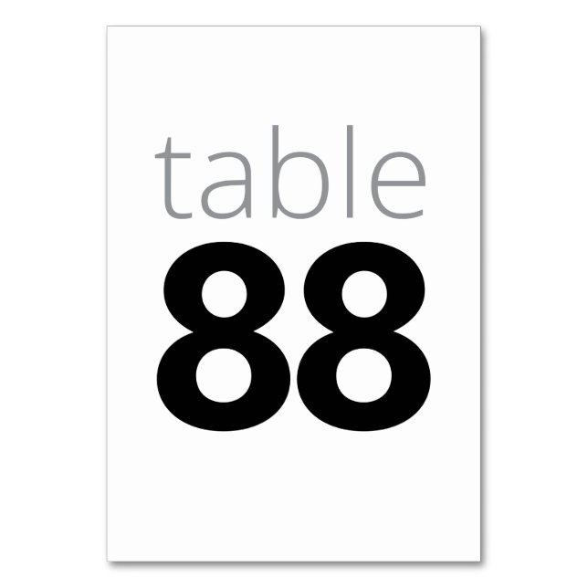 Tarjeta De Mesa jubilación (Reverso)