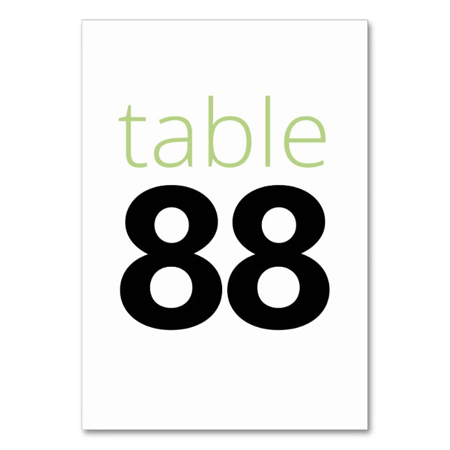 Tarjeta De Mesa jubilación (Reverso)