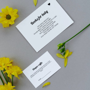 Tarjeta De Mesa Juego moderno de Baby Shower Boho Diaper Raffle