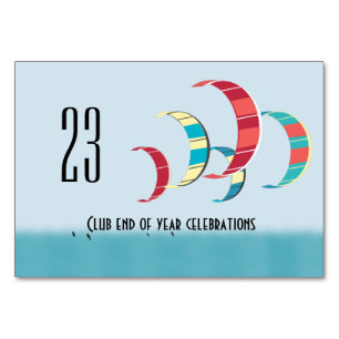 Tarjeta De Mesa Kite Surfing
