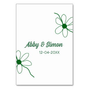 Tarjeta De Mesa La coincidencia perfecta añada el nombre de pareja