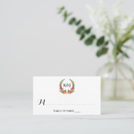 Tarjeta De Mesa La colección de Bodas de verano de Bohemia