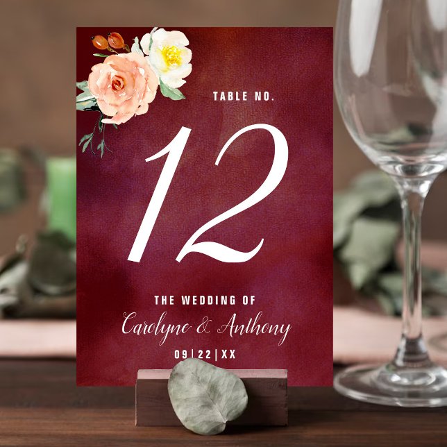 Tarjeta De Mesa La colección de Bodas Romance In Bloom (Subido por el creador)
