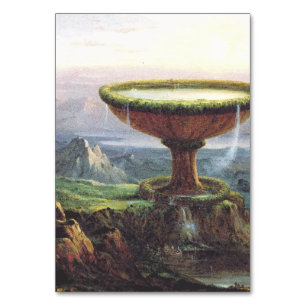 Tarjeta De Mesa La copa del Titán por Thomas Cole
