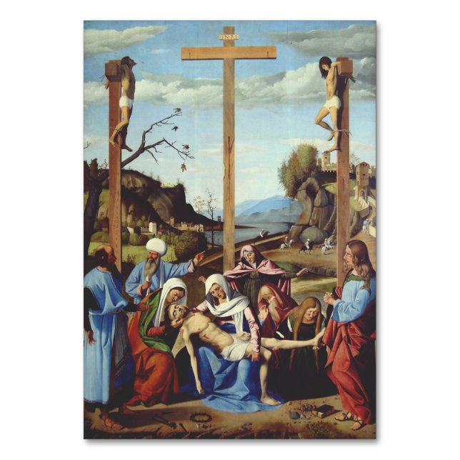 Tarjeta De Mesa La Deposición de Jesucristo (Anverso)