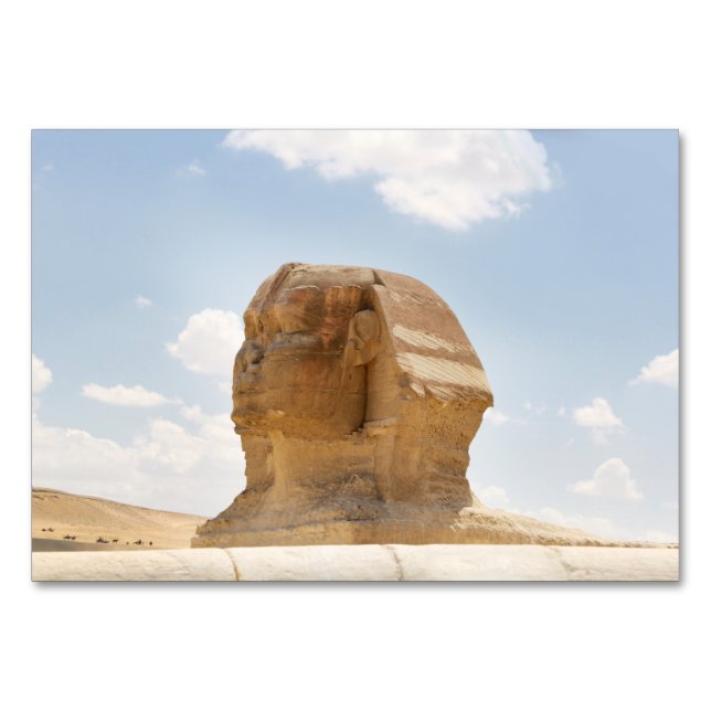 Tarjeta De Mesa La esfinge (Anverso)