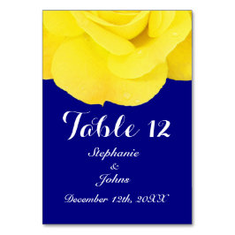 Tarjeta De Mesa La Marina Rosa Amarilla Azul Cute Único Guay De Mo
