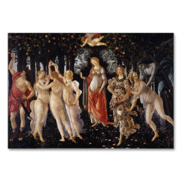 Tarjeta De Mesa La Primavera de Sandro Botticelli