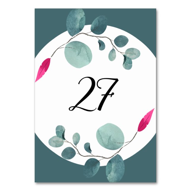 Tarjeta De Mesa La vegetación de la selva salvaje Vibe (Anverso)