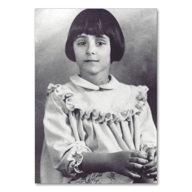 Tarjeta De Mesa La Venerable Antonietta Meo (Anverso)