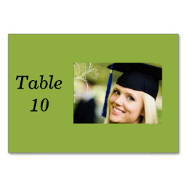 Tarjeta De Mesa Lady in Grad Gorra