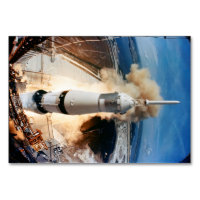 Lanzamiento del cohete Saturno V de Apolo a la Lun