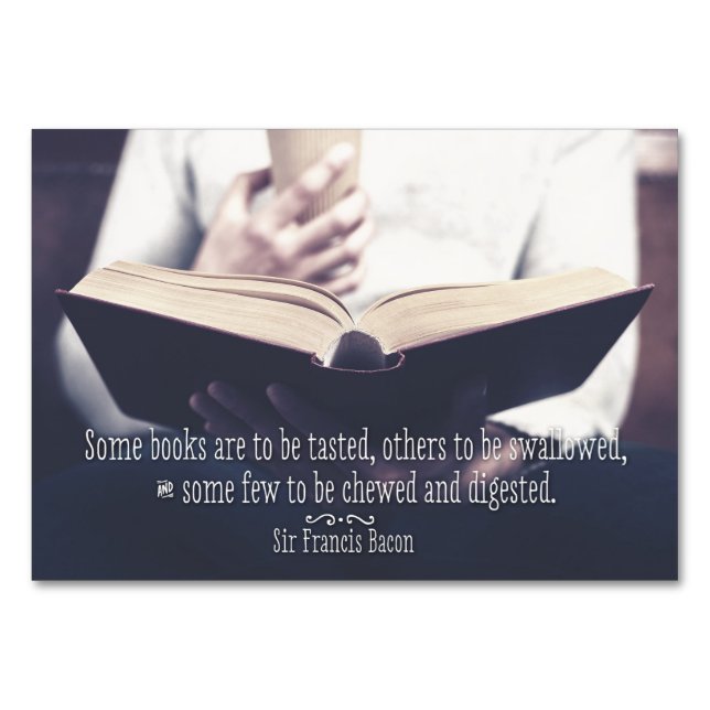 Tarjeta De Mesa Libros (Anverso)