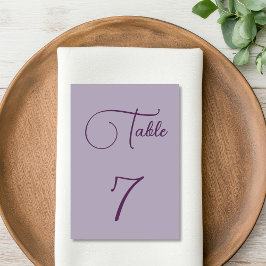 Tarjeta De Mesa Lílago minimalista