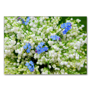 Tarjeta De Mesa Lily del valle