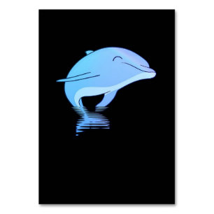 Tarjeta De Mesa lindo delfín animal