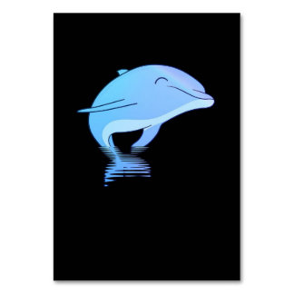 Tarjeta De Mesa lindo delfín animal