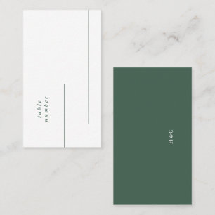 Tarjeta De Mesa Llanura limpia de mezquitas simples de salvia verd