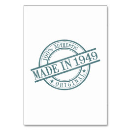 Tarjeta De Mesa Logotipo realizado en 1949