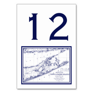 Tarjeta De Mesa Long Island El Mapa De Hamptons
