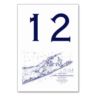 Tarjeta De Mesa Long Island El Mapa De Hamptons
