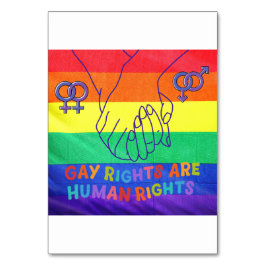 Tarjeta De Mesa Los gays tienen derechos