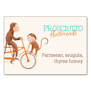 Tarjeta De Mesa Los gemelos Baby Shower cute el doble problema de 