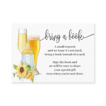 Los girasoles traen un libro burbujas Baby Shower