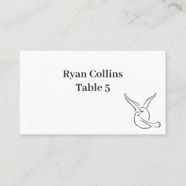 Tarjeta De Mesa Love Birds Place Cards