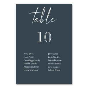 Tarjeta De Mesa Luces colgantes grises y blancas Boda personalizad