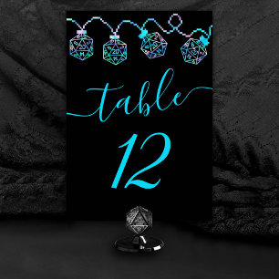 Tarjeta De Mesa Luces RPG Holo Fantasy Tabletop PnP Gamer Dice