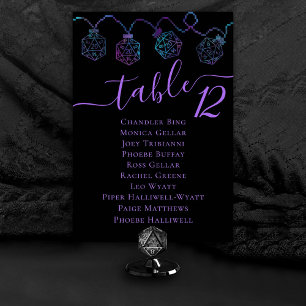 Tarjeta De Mesa Luces RPG Nebula Fantasy Tabletop Nombre del inv