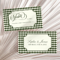 Lujo Antigua Fortuna Verde Oliva Marfil Boda Vinta