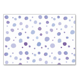 Tarjeta De Mesa lunares pintados a mano