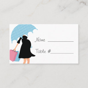 Tarjeta De Mesa Mamá embarazada Baby Shower