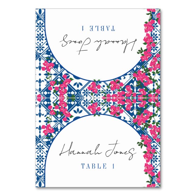 Tarjeta De Mesa Mamma Mia Santorini (Anverso)