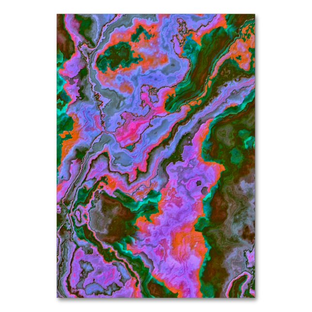 Tarjeta De Mesa Marble agrio (Anverso)