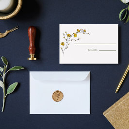 Tarjeta De Mesa Marco Antiguo Amarillo Floral Número de Mesa Rústi