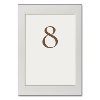 Tarjeta De Mesa Marco simple
