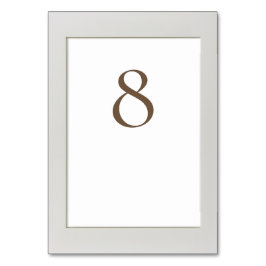 Tarjeta De Mesa Marco simple