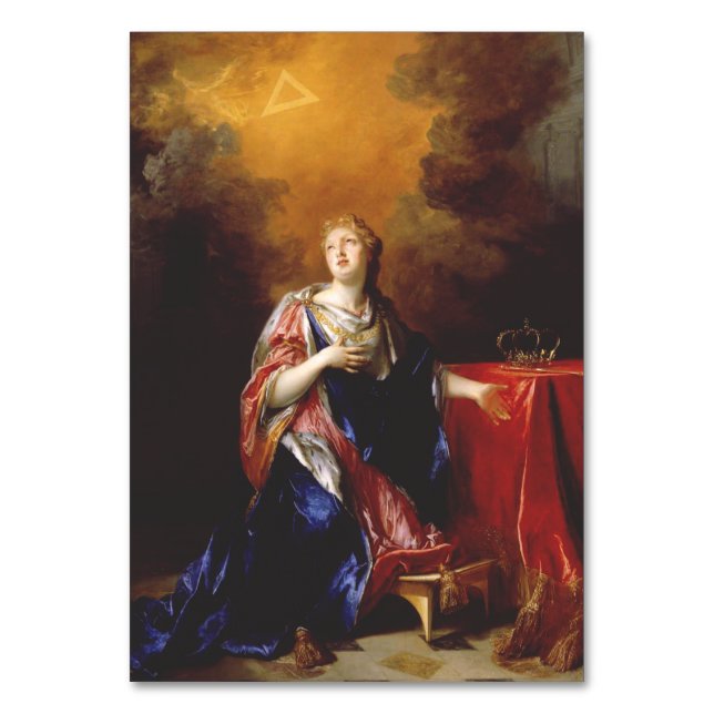 Tarjeta De Mesa Margarita de Escocia (Anverso)