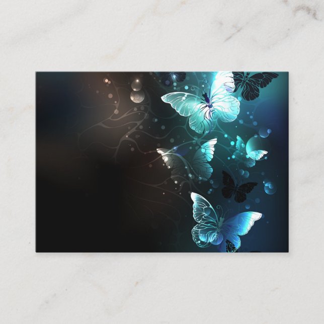 Tarjeta De Mesa Mariposas nocturnas (Anverso)