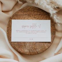 MARLO Bohemian Rubor Baby Wipes Raffle Ticket