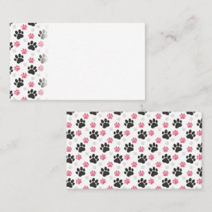 Tarjeta De Mesa Mascotas de Perro de impresión de Papas Rosadas Ne