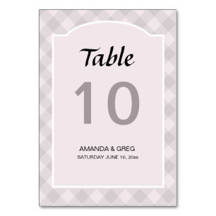 Tarjeta De Mesa Matrimonio de país