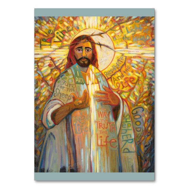 Tarjeta De Mesa Matthew 16 Bible Verse Prayer Card (Anverso)