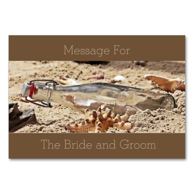 Tarjeta De Mesa Mensaje para la pareja feliz (Anverso)