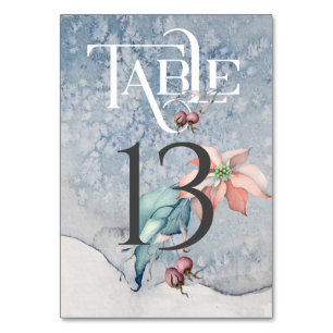 Tarjeta De Mesa Mesa de recepción de navidades Mágicos/Bodas #13