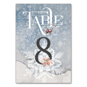 Tarjeta De Mesa Mesa de recepción de navidades Mágicos/Bodas #8